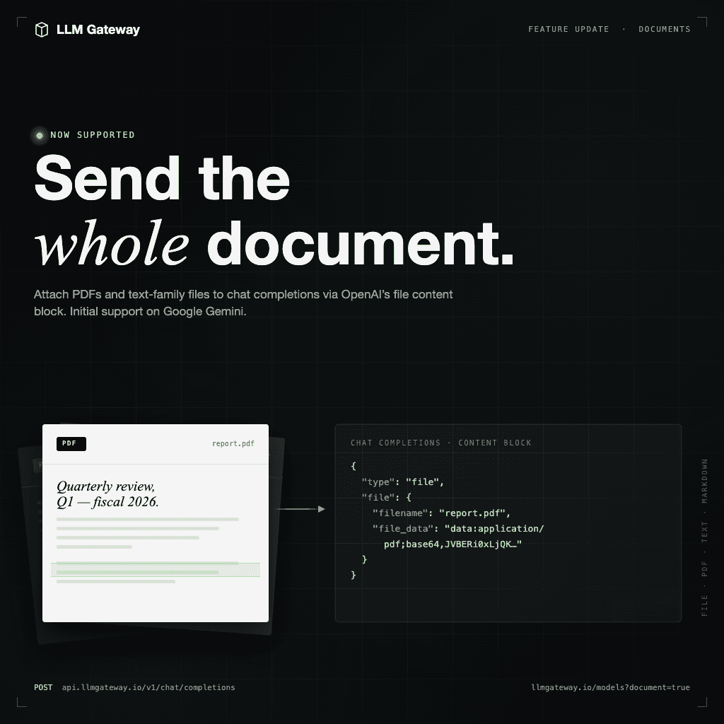 doteb now supports document attachments on chat completions